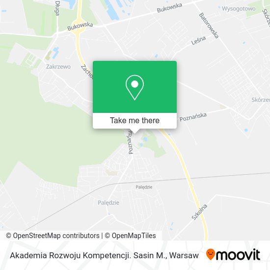 Akademia Rozwoju Kompetencji. Sasin M. map