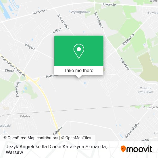 Język Angielski dla Dzieci Katarzyna Szmanda map