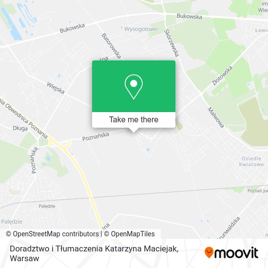 Doradztwo i Tłumaczenia Katarzyna Maciejak map