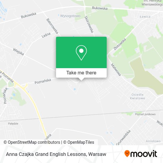 Anna Czajka Grand English Lessons map