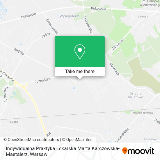 Indywidualna Praktyka Lekarska Marta Karczewska-Mastalerz map