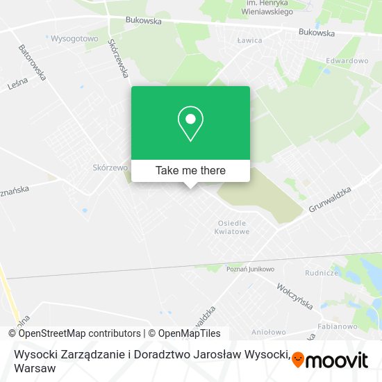 Wysocki Zarządzanie i Doradztwo Jarosław Wysocki map