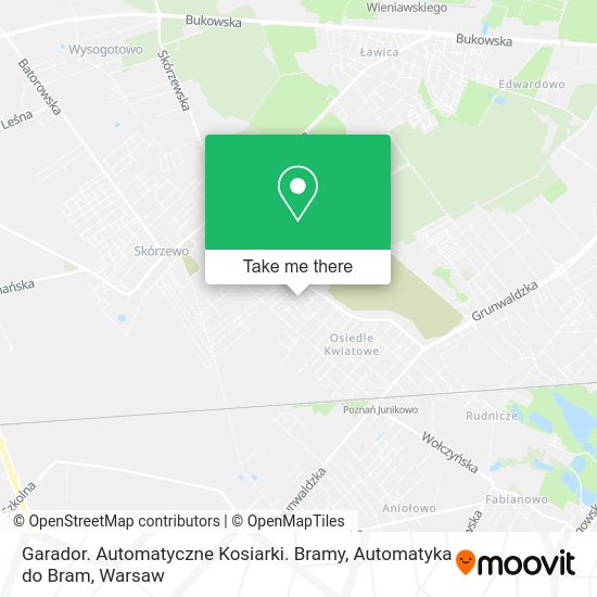 Garador. Automatyczne Kosiarki. Bramy, Automatyka do Bram map