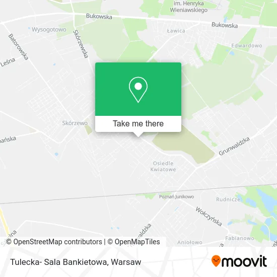 Карта Tulecka- Sala Bankietowa