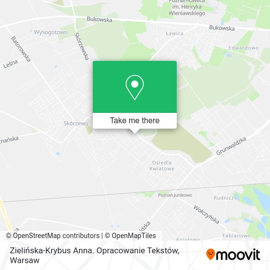 Zielińska-Krybus Anna. Opracowanie Tekstów map