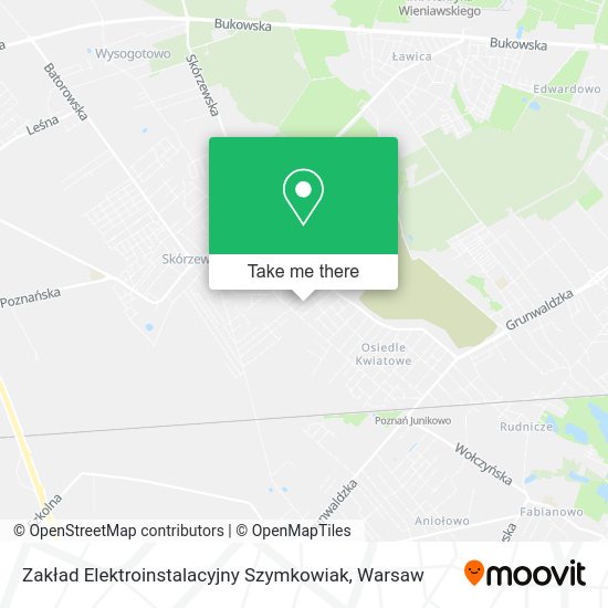 Zakład Elektroinstalacyjny Szymkowiak map