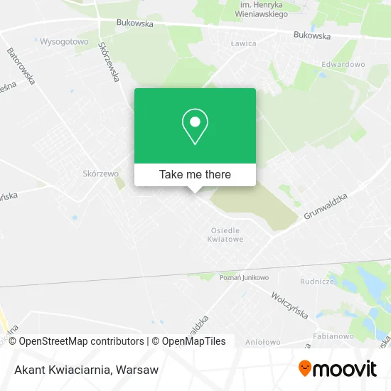 Карта Akant Kwiaciarnia