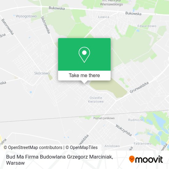 Bud Ma Firma Budowlana Grzegorz Marciniak map