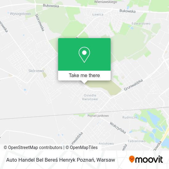 Карта Auto Handel Bel Bereś Henryk Poznań