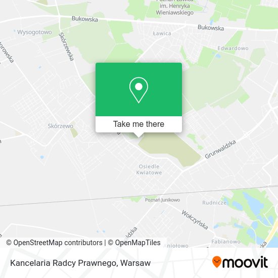 Kancelaria Radcy Prawnego map