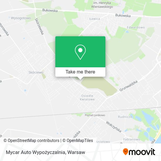 Mycar Auto Wypożyczalnia map