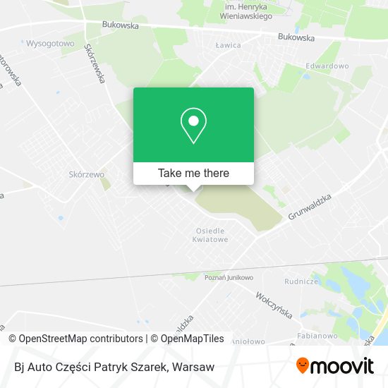 Bj Auto Części Patryk Szarek map