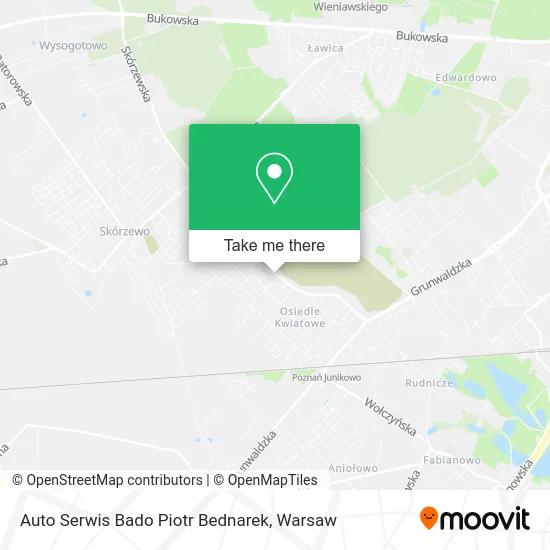 Карта Auto Serwis Bado Piotr Bednarek