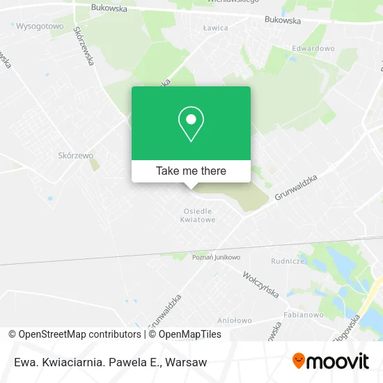 Карта Ewa. Kwiaciarnia. Pawela E.