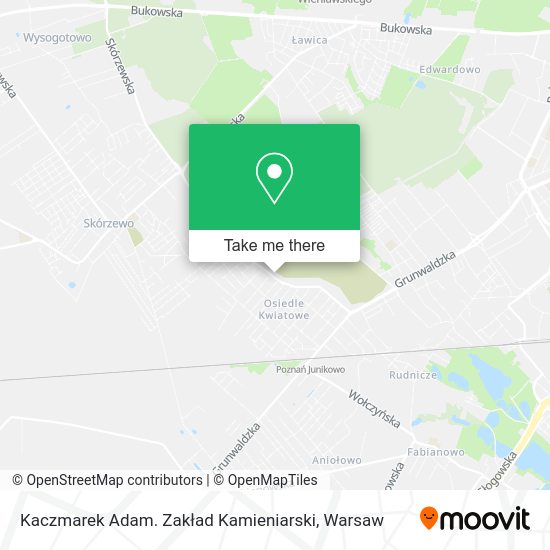 Kaczmarek Adam. Zakład Kamieniarski map