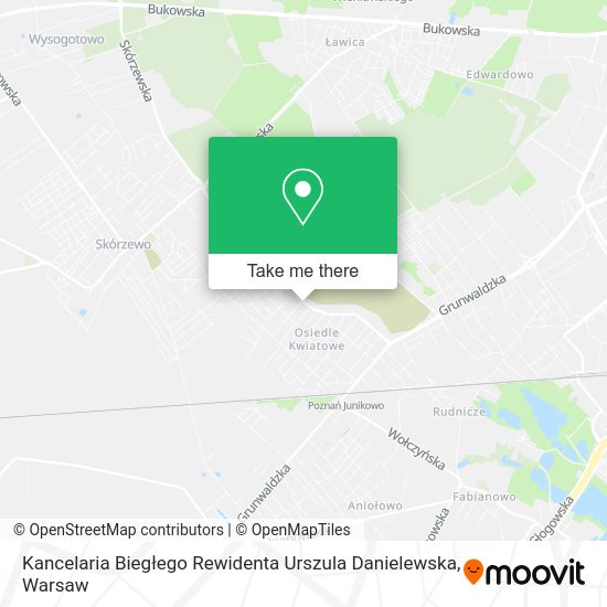 Карта Kancelaria Biegłego Rewidenta Urszula Danielewska