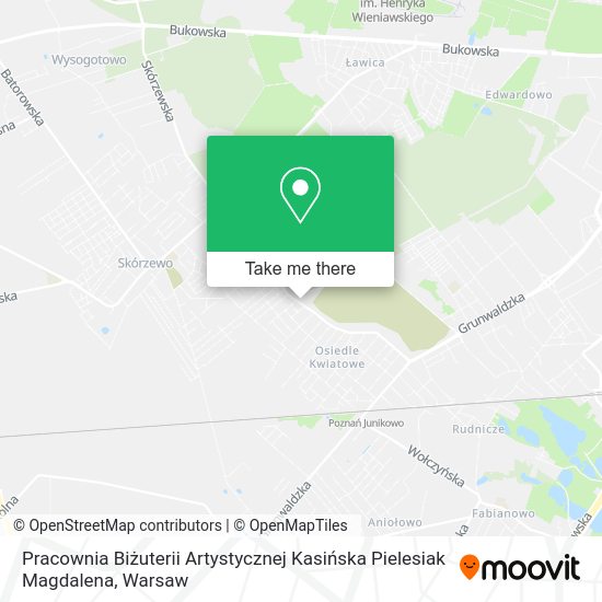 Pracownia Biżuterii Artystycznej Kasińska Pielesiak Magdalena map