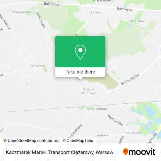 Карта Kaczmarek Marek. Transport Ciężarowy