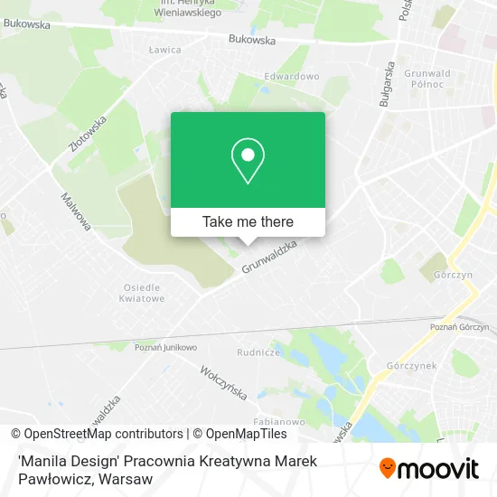 'Manila Design' Pracownia Kreatywna Marek Pawłowicz map