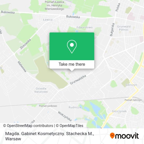 Magda. Gabinet Kosmetyczny. Stachecka M. map