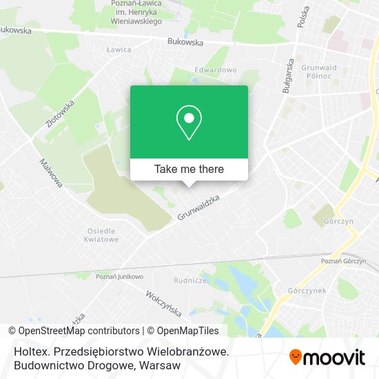 Holtex. Przedsiębiorstwo Wielobranżowe. Budownictwo Drogowe map