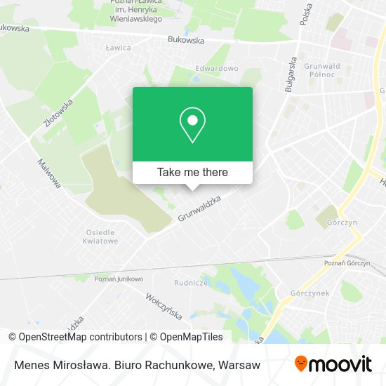 Menes Mirosława. Biuro Rachunkowe map