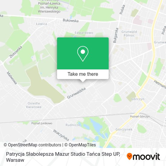 Patrycja Słabolepsza Mazur Studio Tańca Step UP map