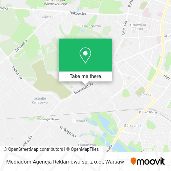 Карта Mediadom Agencja Reklamowa sp. z o.o.