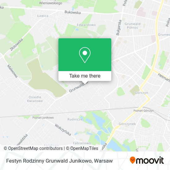 Festyn Rodzinny Grunwald Junikowo map