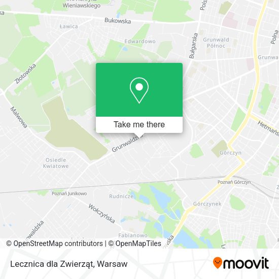 Lecznica dla Zwierząt map