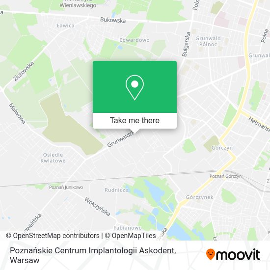 Poznańskie Centrum Implantologii Askodent map