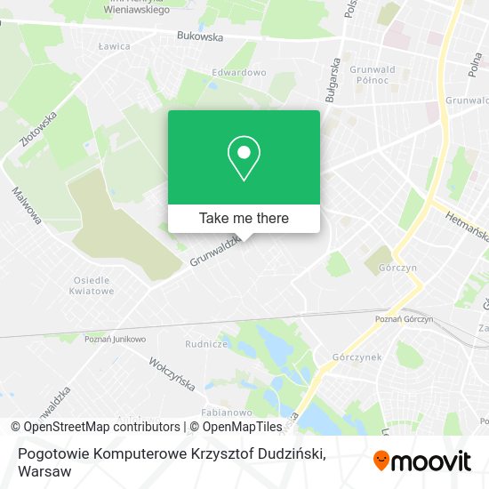 Pogotowie Komputerowe Krzysztof Dudziński map