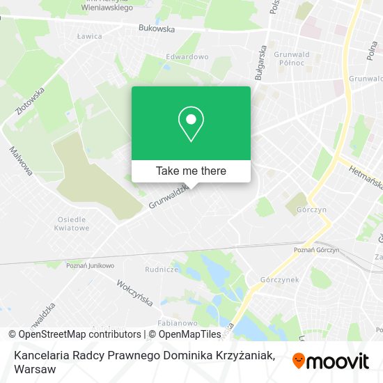 Kancelaria Radcy Prawnego Dominika Krzyżaniak map