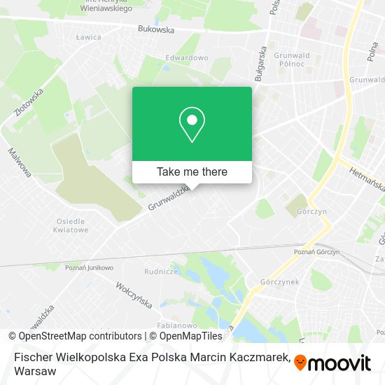 Fischer Wielkopolska Exa Polska Marcin Kaczmarek map