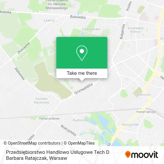 Карта Przedsiębiorstwo Handlowo Usługowe Tech D Barbara Ratajczak