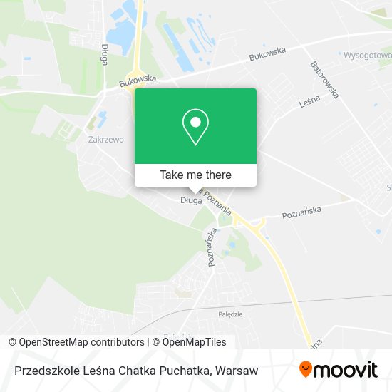 Przedszkole Leśna Chatka Puchatka map