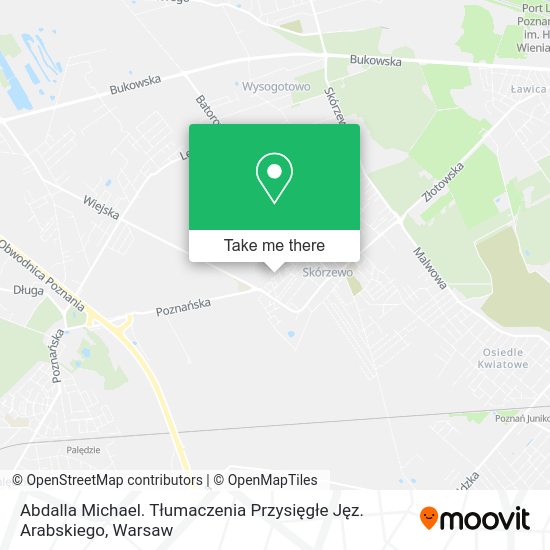 Abdalla Michael. Tłumaczenia Przysięgłe Jęz. Arabskiego map