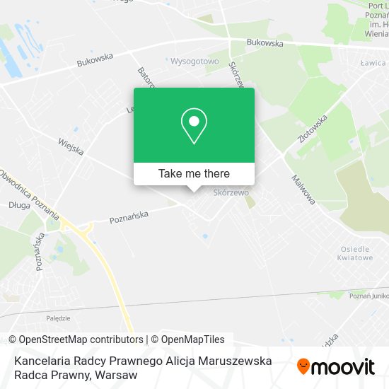 Kancelaria Radcy Prawnego Alicja Maruszewska Radca Prawny map