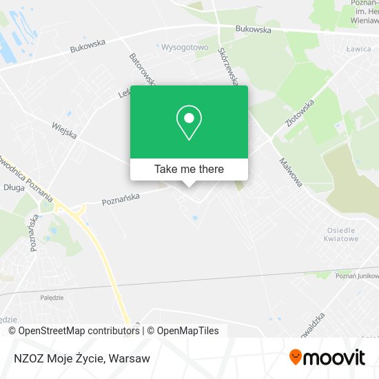 NZOZ Moje Życie map