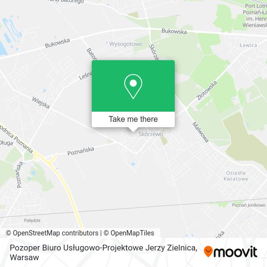 Pozoper Biuro Usługowo-Projektowe Jerzy Zielnica map