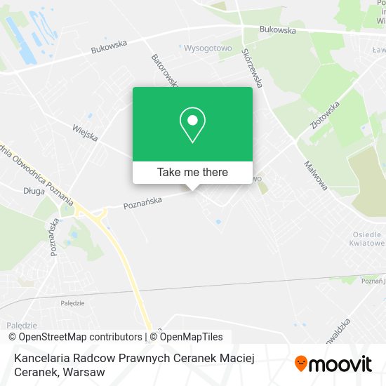 Kancelaria Radcow Prawnych Ceranek Maciej Ceranek map