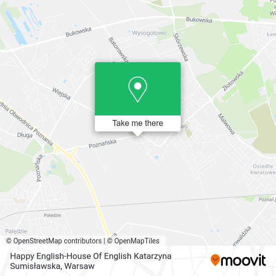 Happy English-House Of English Katarzyna Sumisławska map