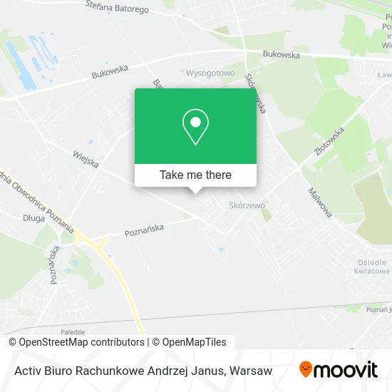 Activ Biuro Rachunkowe Andrzej Janus map