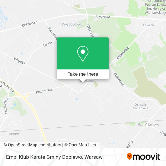 Empi Klub Karate Gminy Dopiewo map