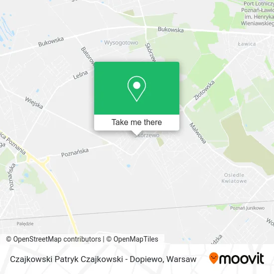 Карта Czajkowski Patryk Czajkowski - Dopiewo