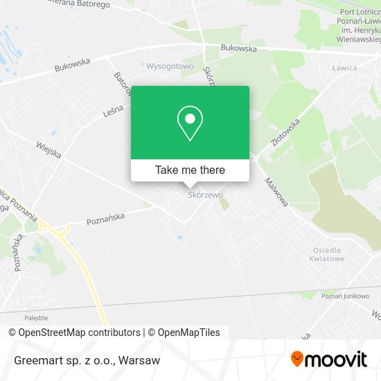 Greemart sp. z o.o. map