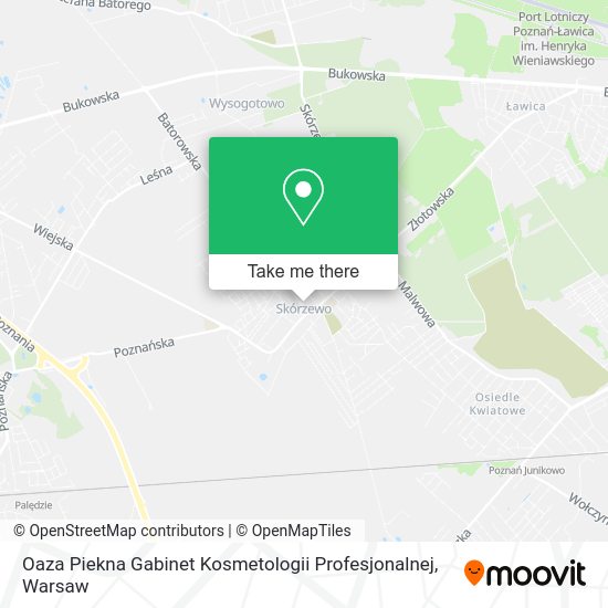 Oaza Piekna Gabinet Kosmetologii Profesjonalnej map