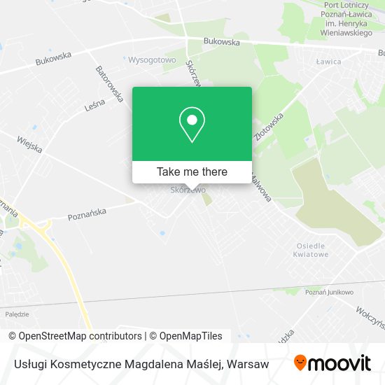 Usługi Kosmetyczne Magdalena Maślej map