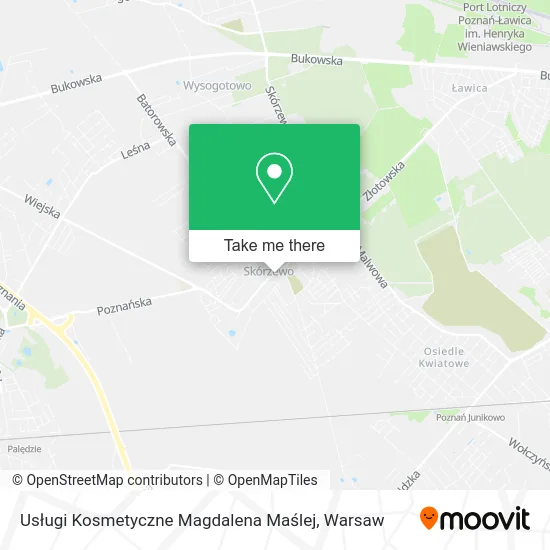 Карта Usługi Kosmetyczne Magdalena Maślej
