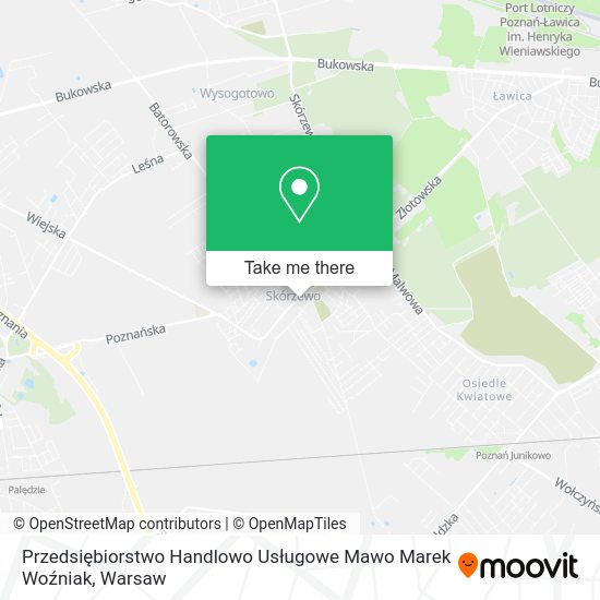 Przedsiębiorstwo Handlowo Usługowe Mawo Marek Woźniak map